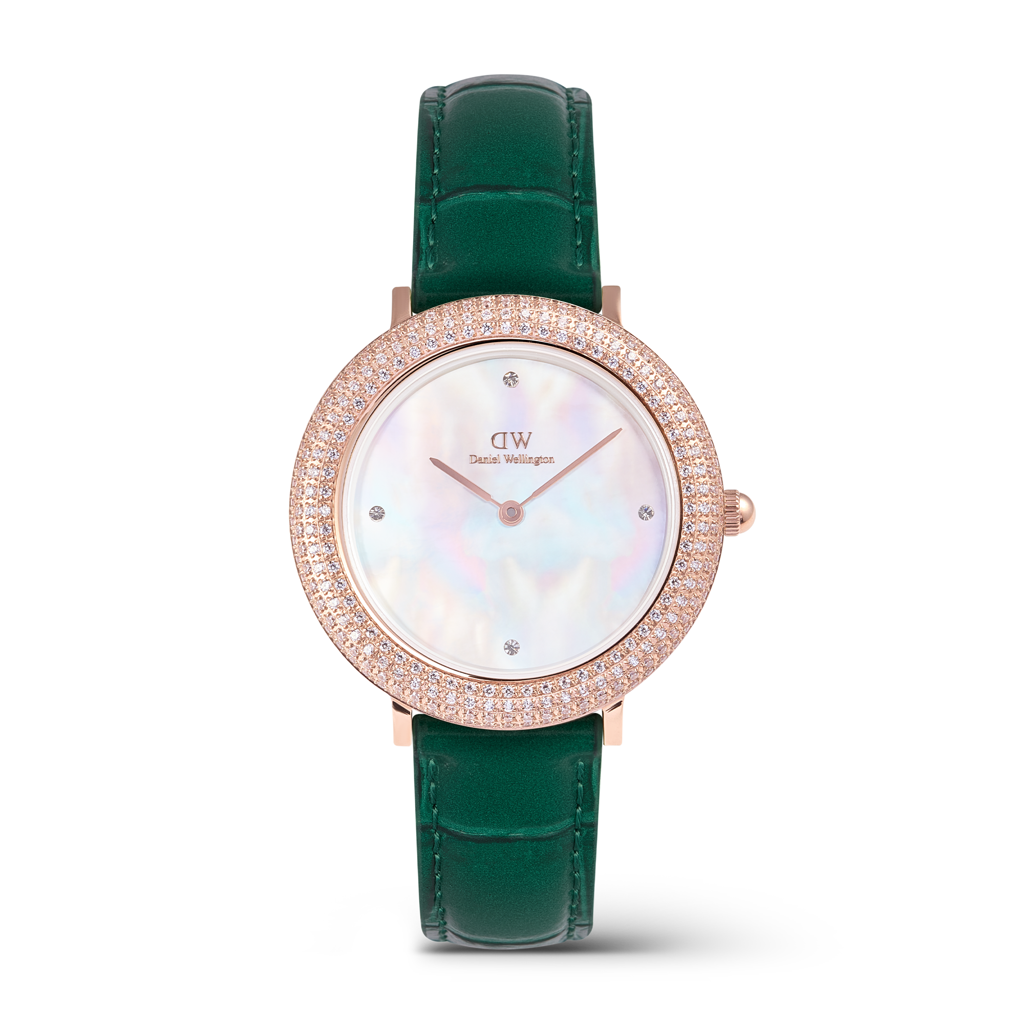 DW00100826_Crystalline_Bezel_Green_Croc_Rose_Gold_01